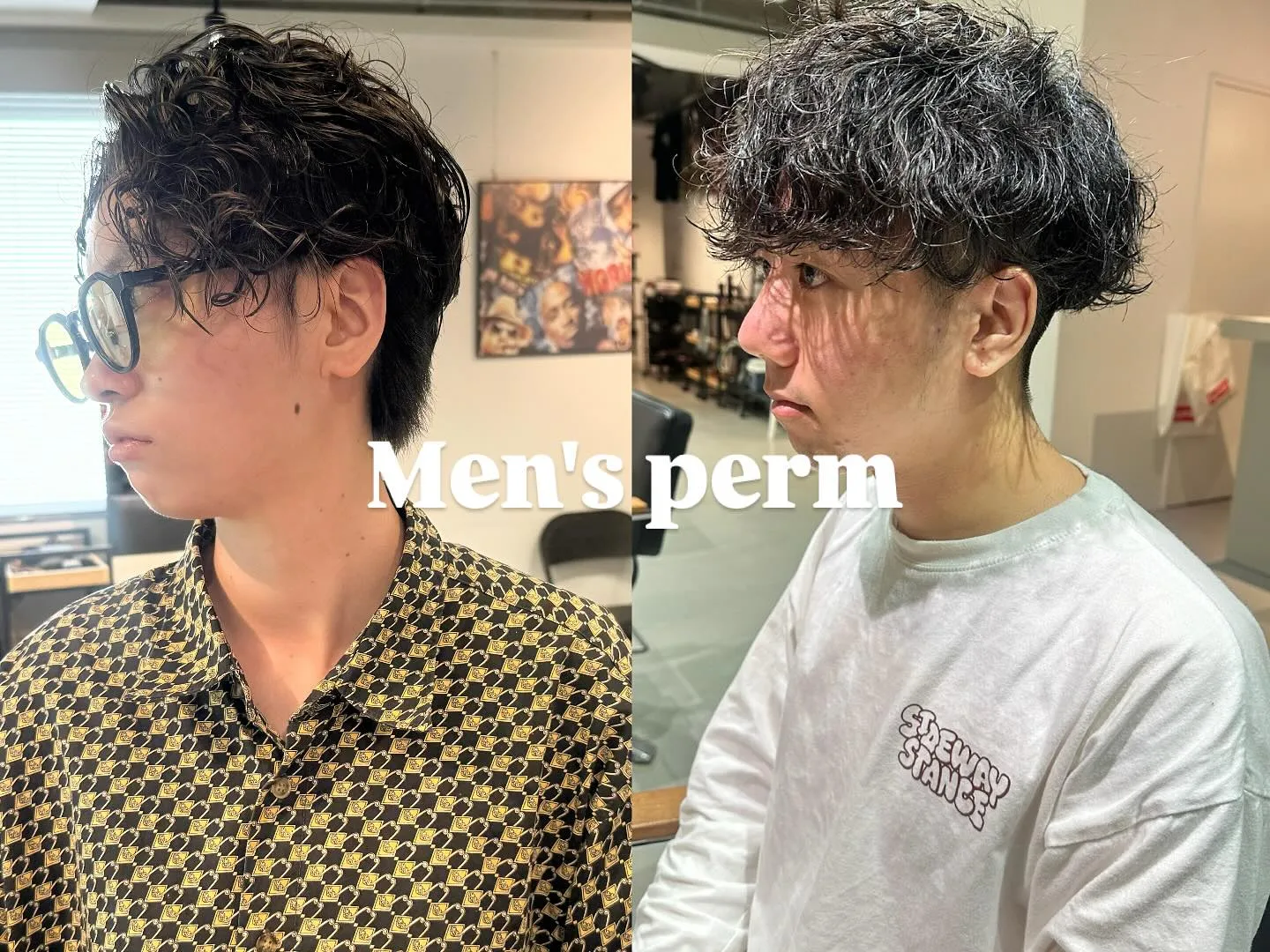 #メンズパーマ